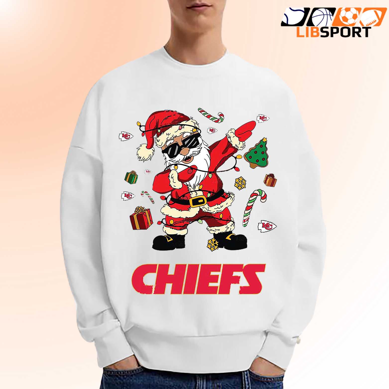 Kansas City Chiefs Santa Claus Shirt, Christmas Tee, Unisex T-Shirt